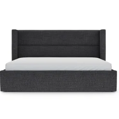 Calabri King Upholstered Bed - Napa Charcoal