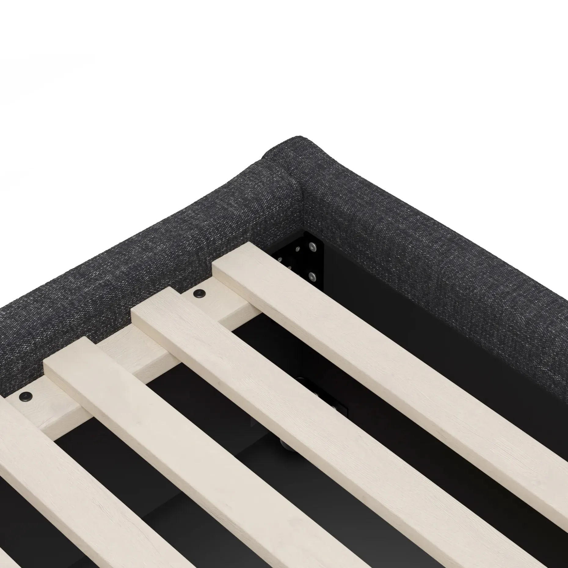 Calabri King Upholstered Bed - Napa Charcoal