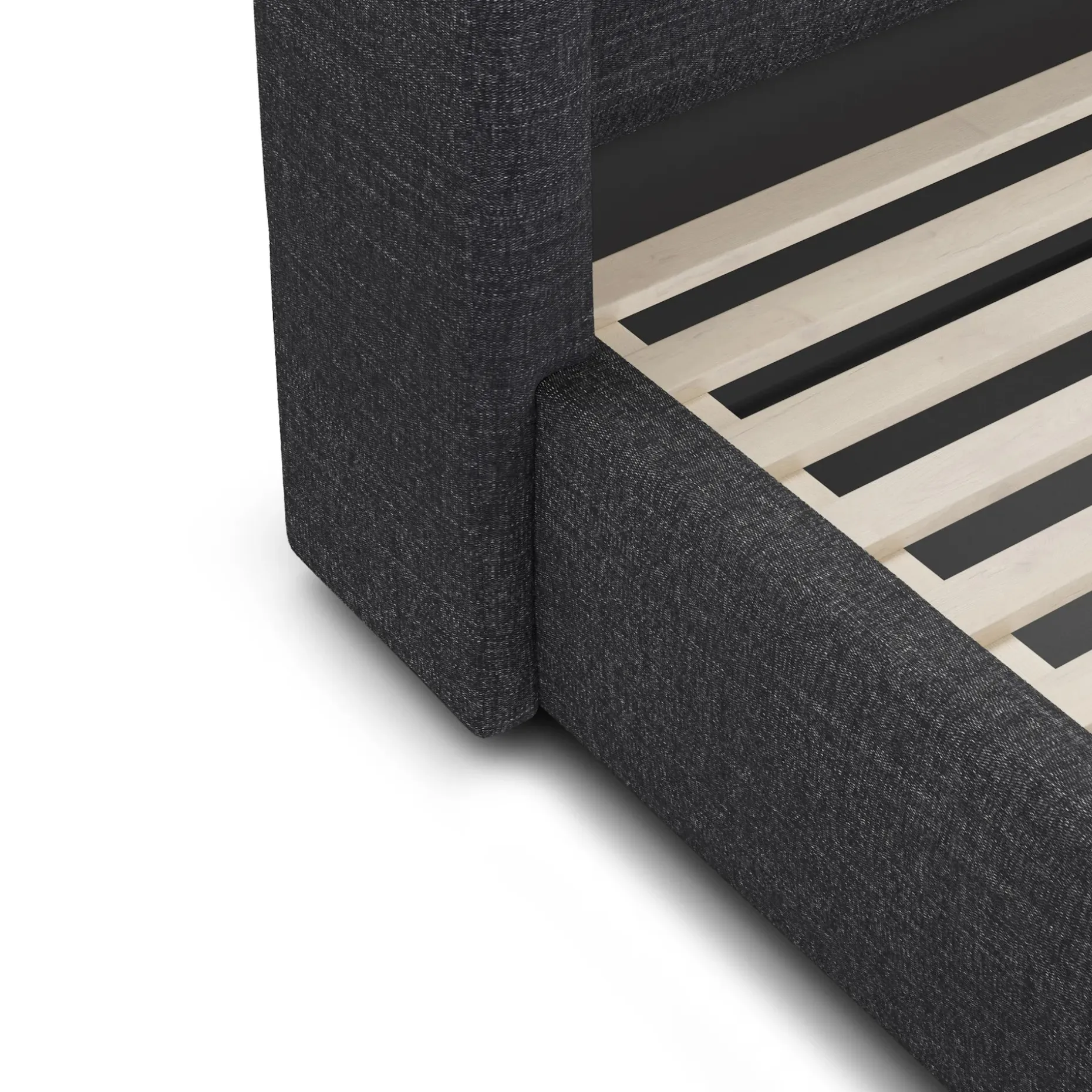 Calabri King Upholstered Bed - Napa Charcoal