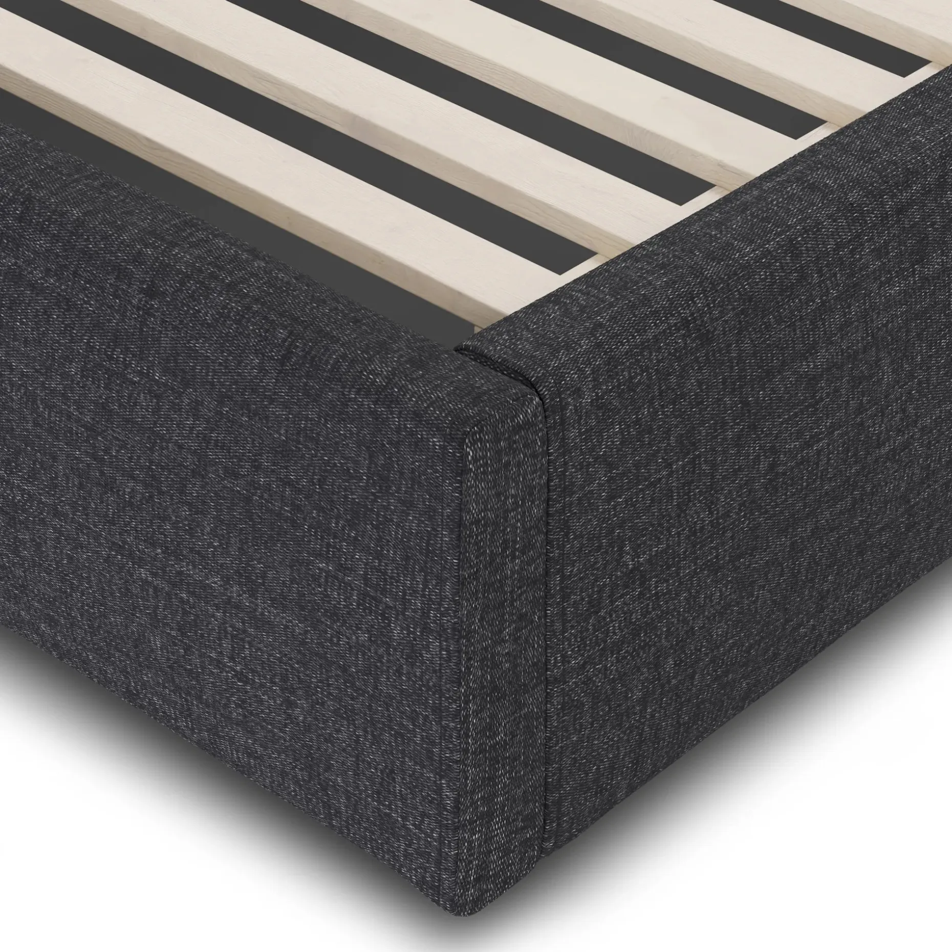 Calabri King Upholstered Bed - Napa Charcoal