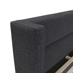 Calabri King Upholstered Bed - Napa Charcoal