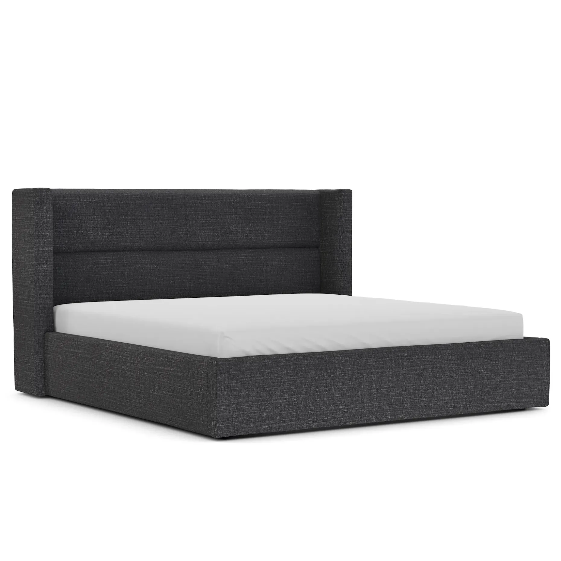 Calabri King Upholstered Bed - Napa Charcoal