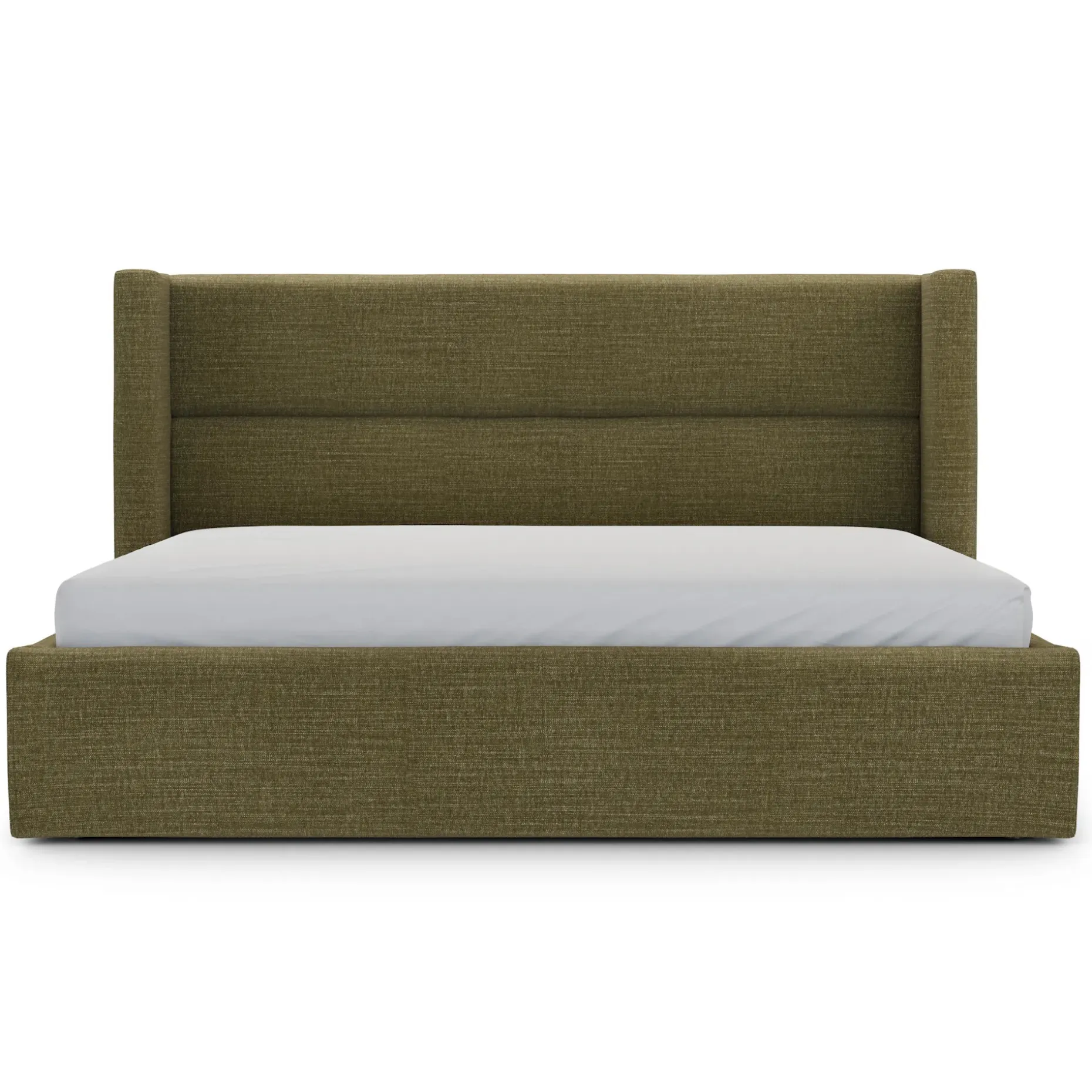 Calabri King Upholstered Bed - Napa Moss