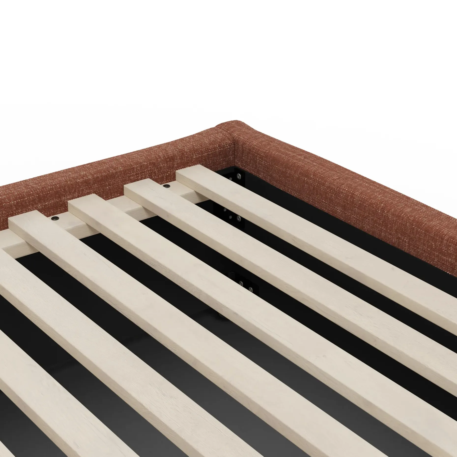 Calabri King Upholstered Bed - Napa Rust