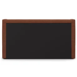 Calabri King Upholstered Bed - Napa Rust