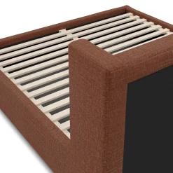 Calabri King Upholstered Bed - Napa Rust