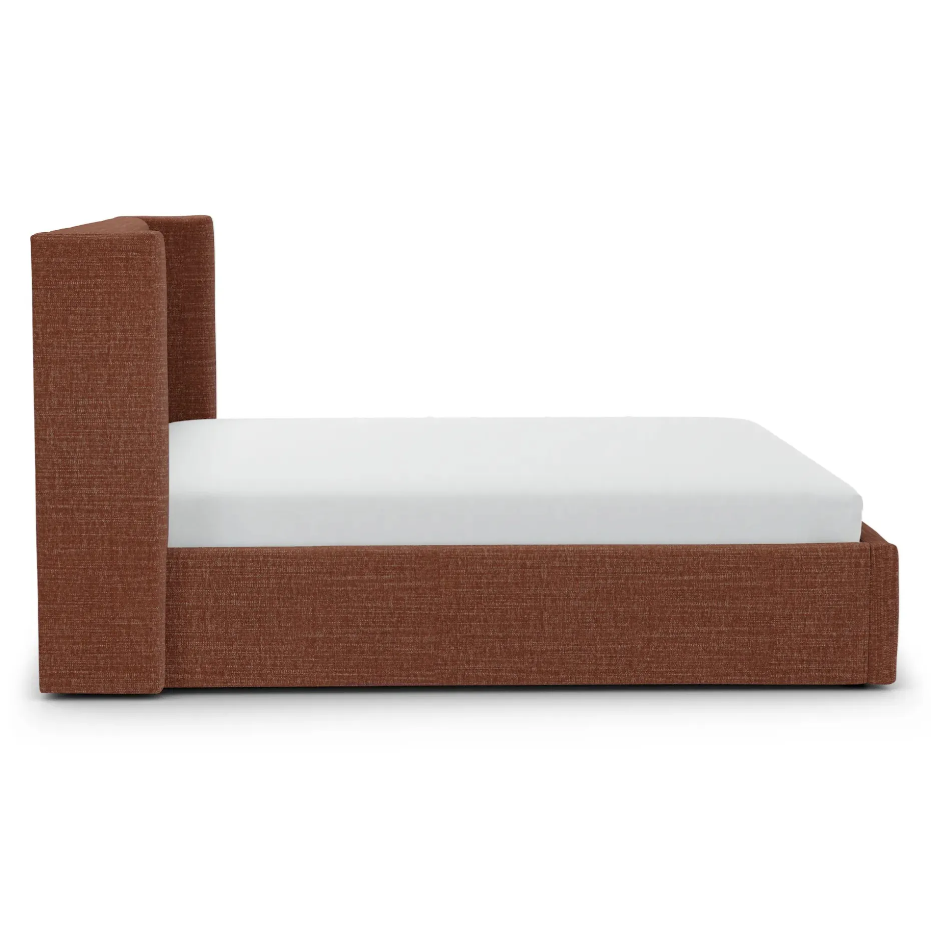 Calabri King Upholstered Bed - Napa Rust