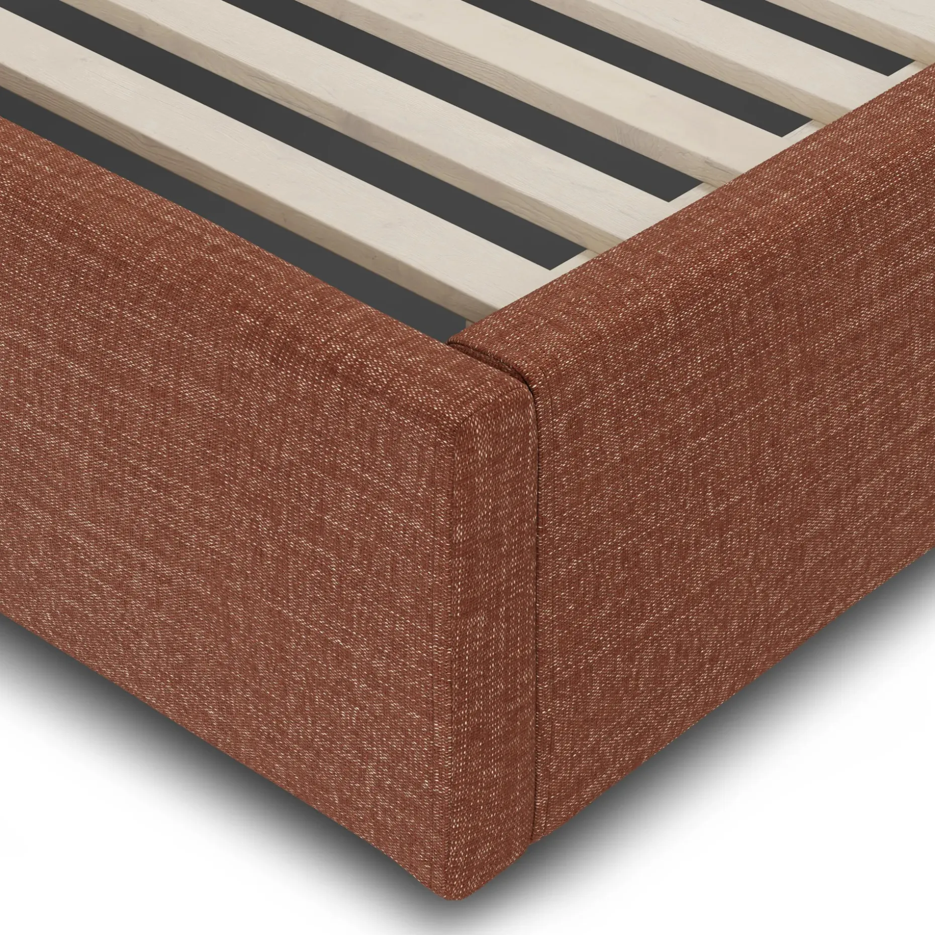 Calabri King Upholstered Bed - Napa Rust
