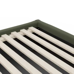 Calabri King Velvet Bed - Hale Fir Green