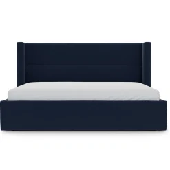 Calabri King Velvet Bed - Hale Ink