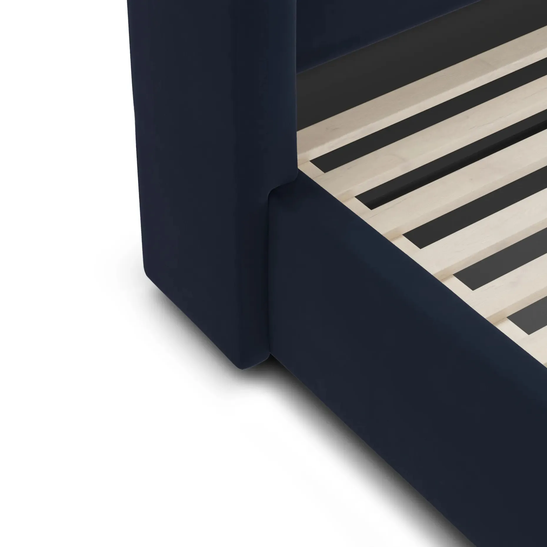 Calabri King Velvet Bed - Hale Ink