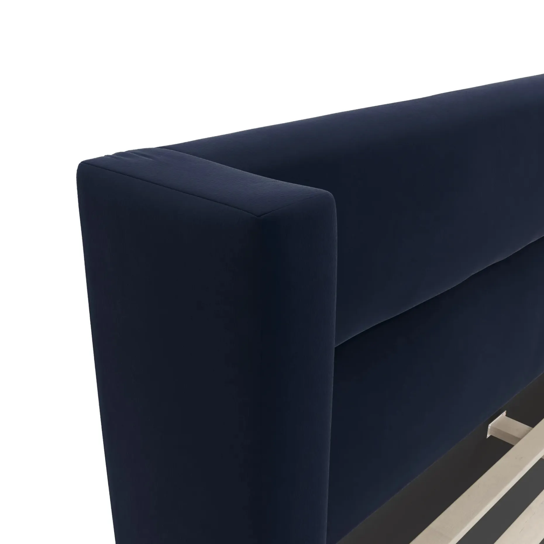 Calabri King Velvet Bed - Hale Ink
