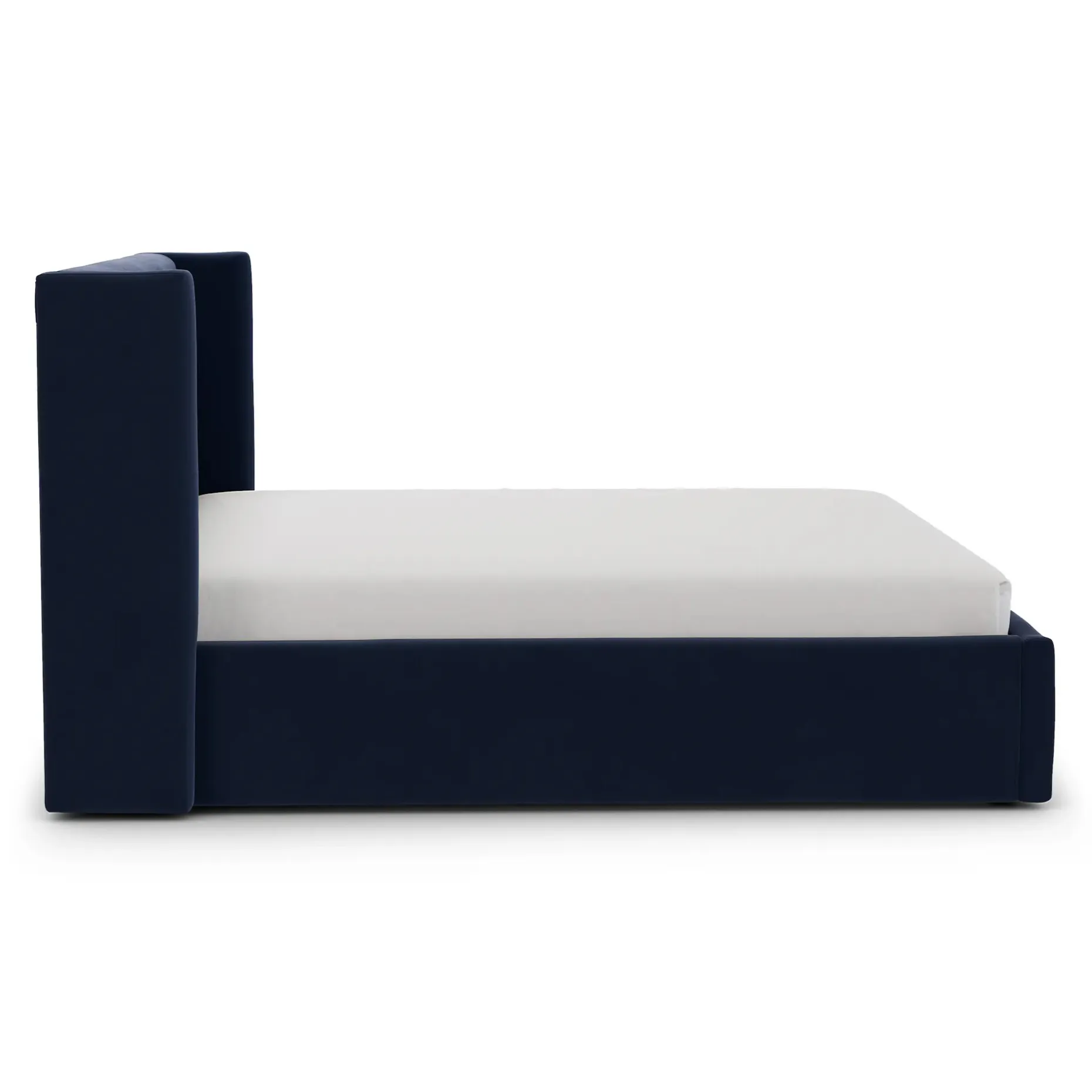 Calabri King Velvet Bed - Hale Ink