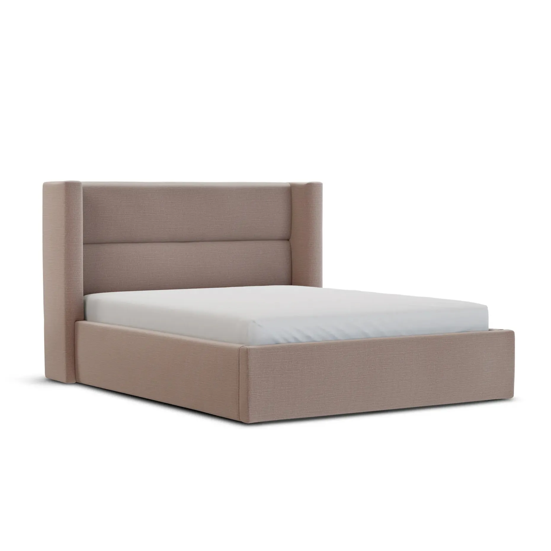 Calabri Queen Upholstered Bed - Napa Quartz
