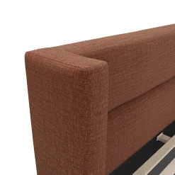 Calabri Queen Upholstered Bed - Napa Rust