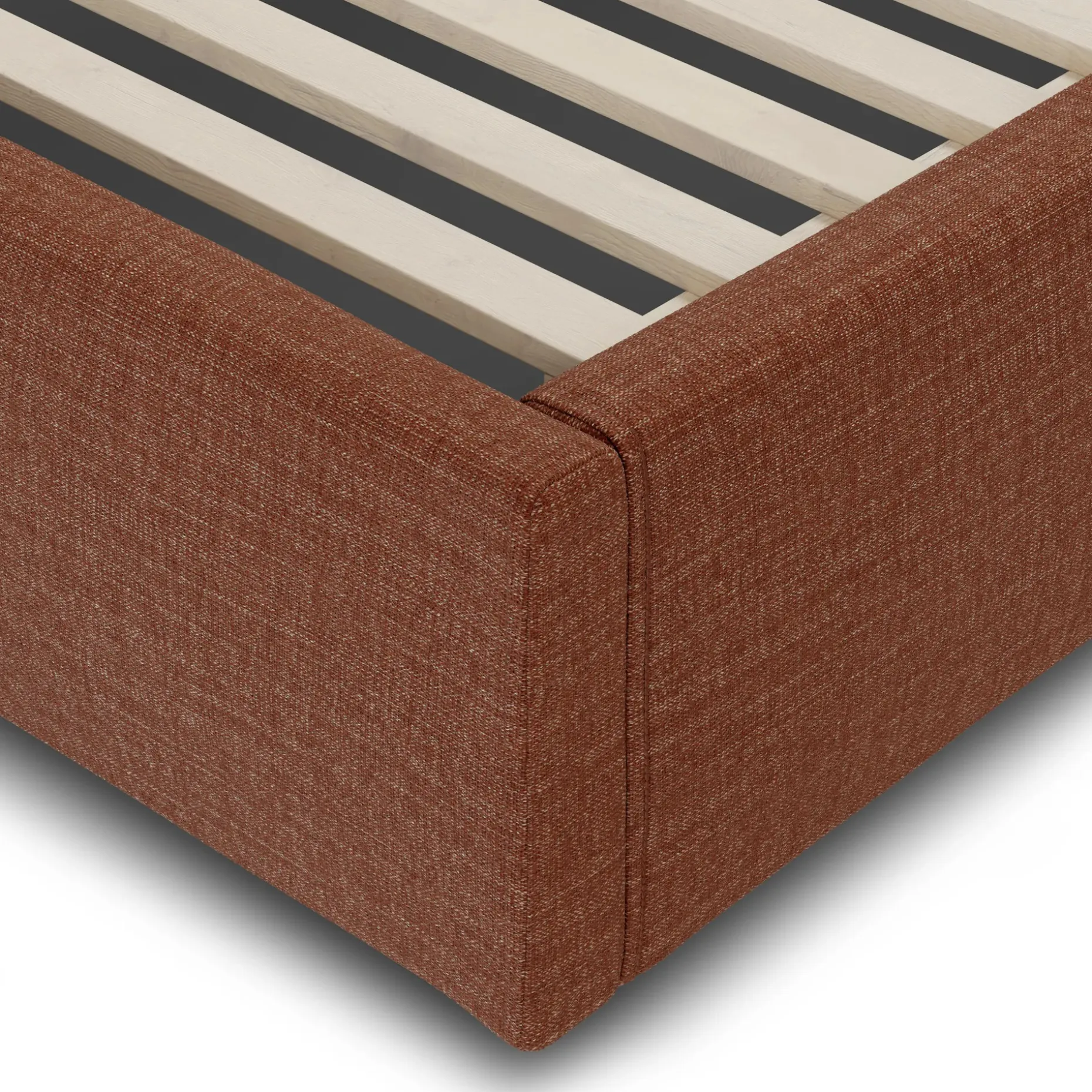Calabri Queen Upholstered Bed - Napa Rust