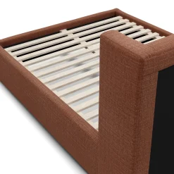 Calabri Queen Upholstered Bed - Napa Rust