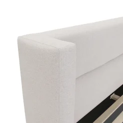 Calabri Queen Upholstered Bed - Napa White