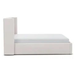 Calabri Queen Upholstered Bed - Napa White