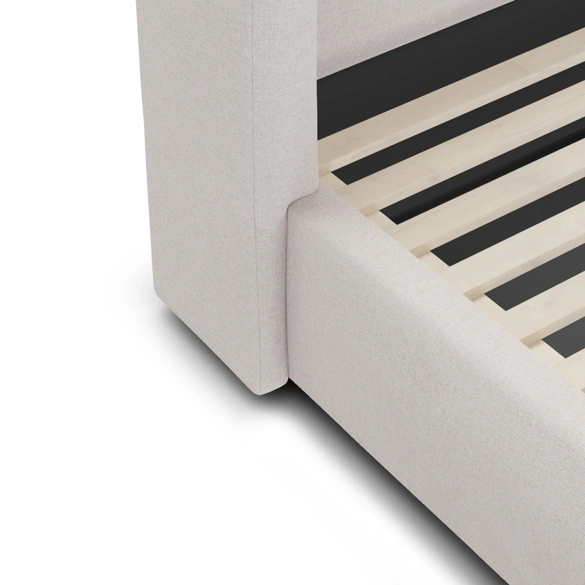 Calabri Queen Upholstered Bed - Napa White