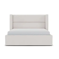 Calabri Queen Upholstered Bed - Napa White