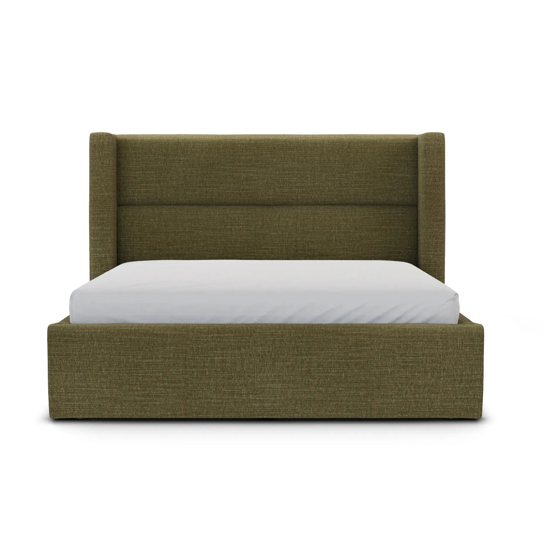 Calabri Queen Upholstered Bed - Napa Moss