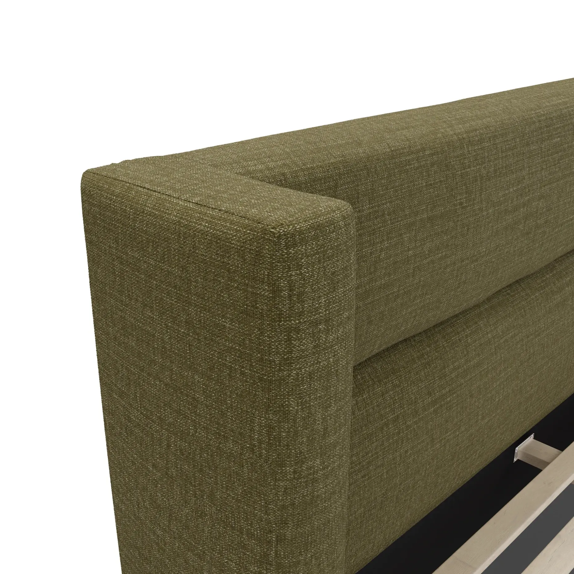 Calabri Queen Upholstered Bed - Napa Moss
