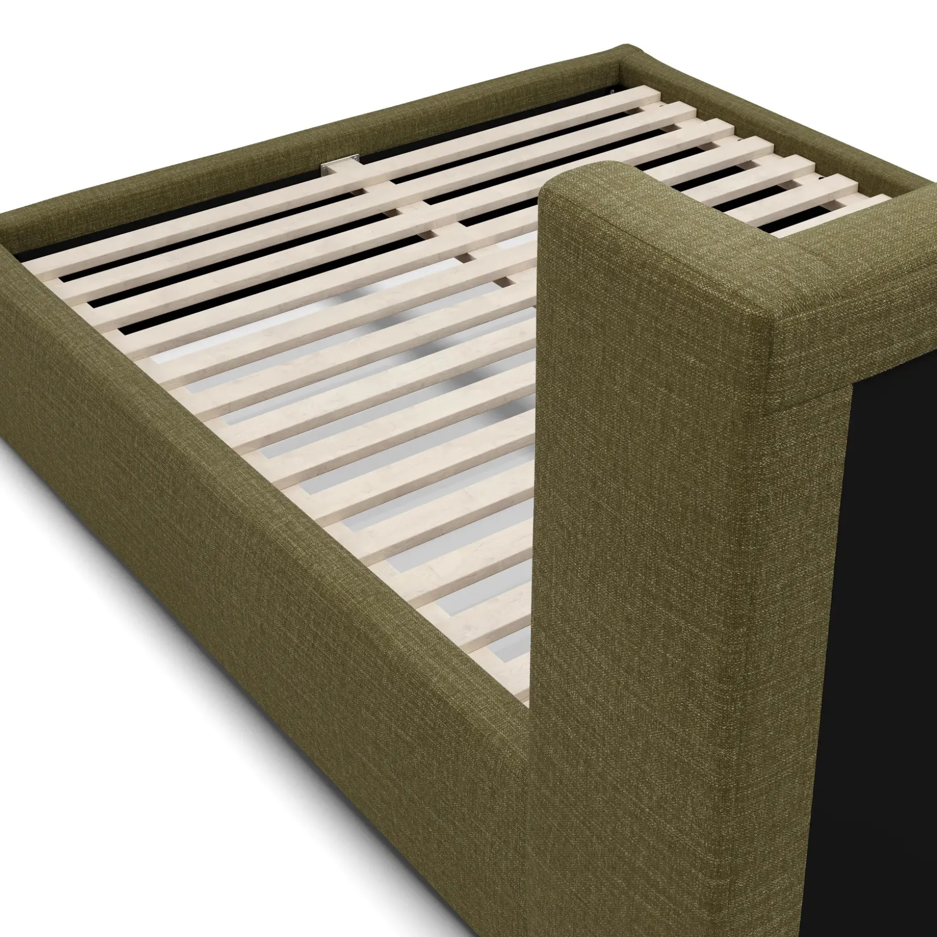 Calabri Queen Upholstered Bed - Napa Moss