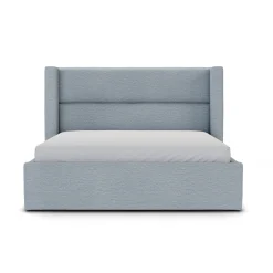Calabri Queen Upholstered Bed - Silver Light Blue