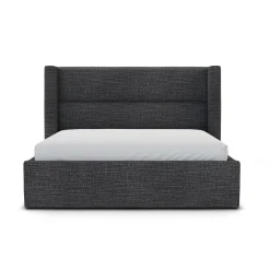 Calabri Queen Upholstered Bed - Napa Charcoal
