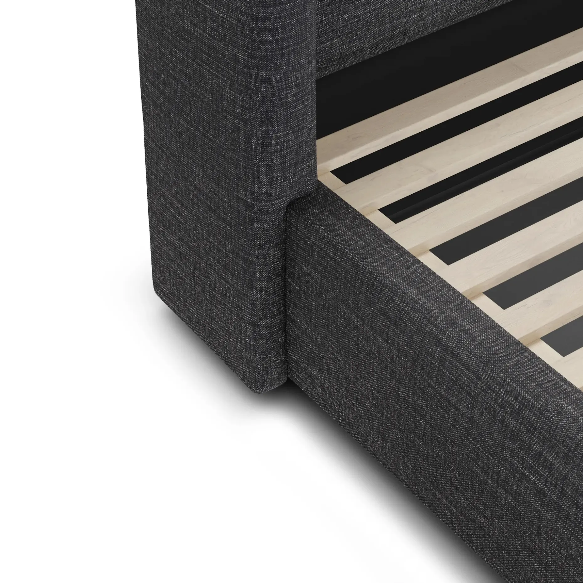 Calabri Queen Upholstered Bed - Napa Charcoal