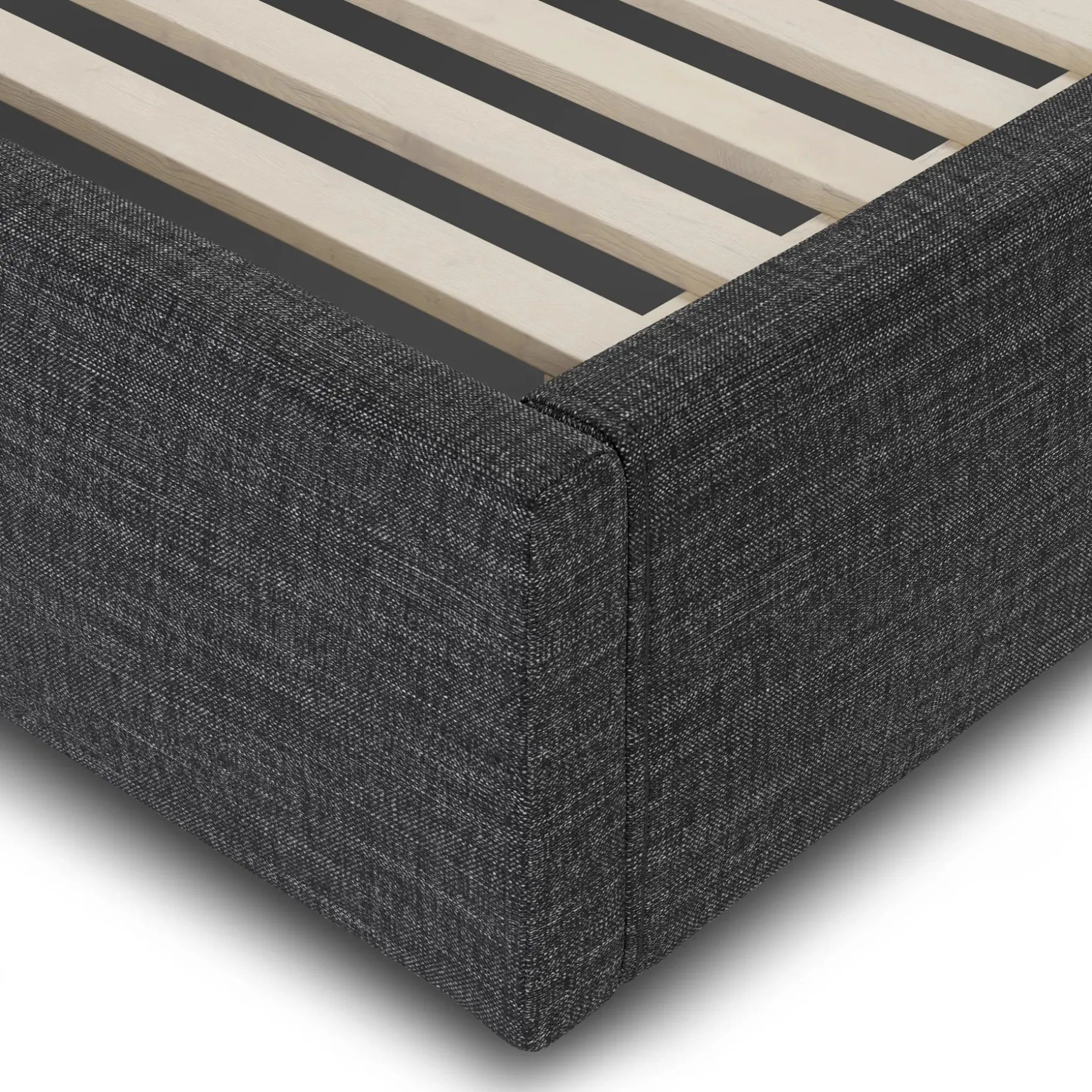 Calabri Queen Upholstered Bed - Napa Charcoal