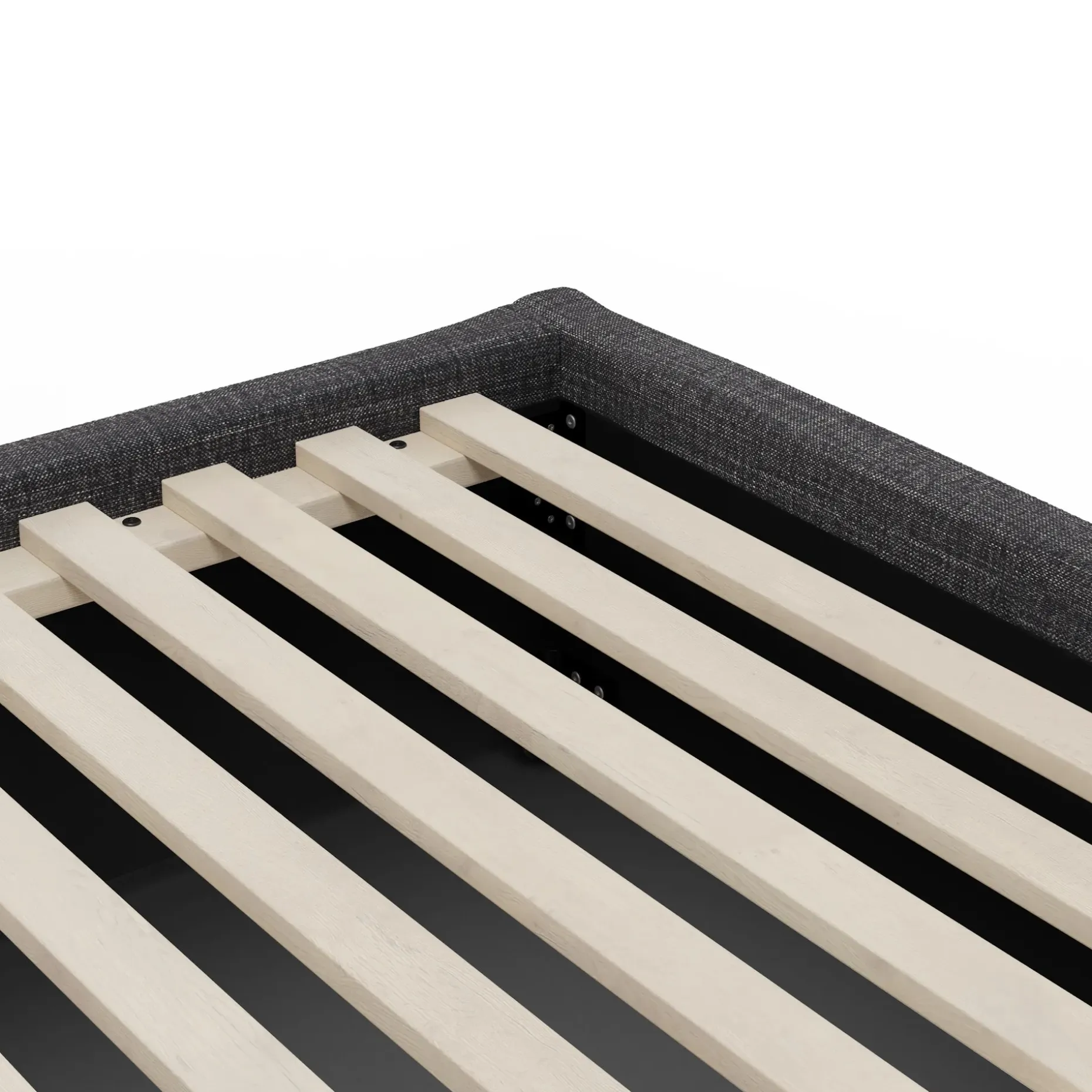 Calabri Queen Upholstered Bed - Napa Charcoal