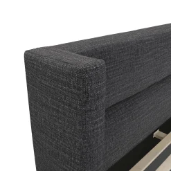 Calabri Queen Upholstered Bed - Napa Charcoal