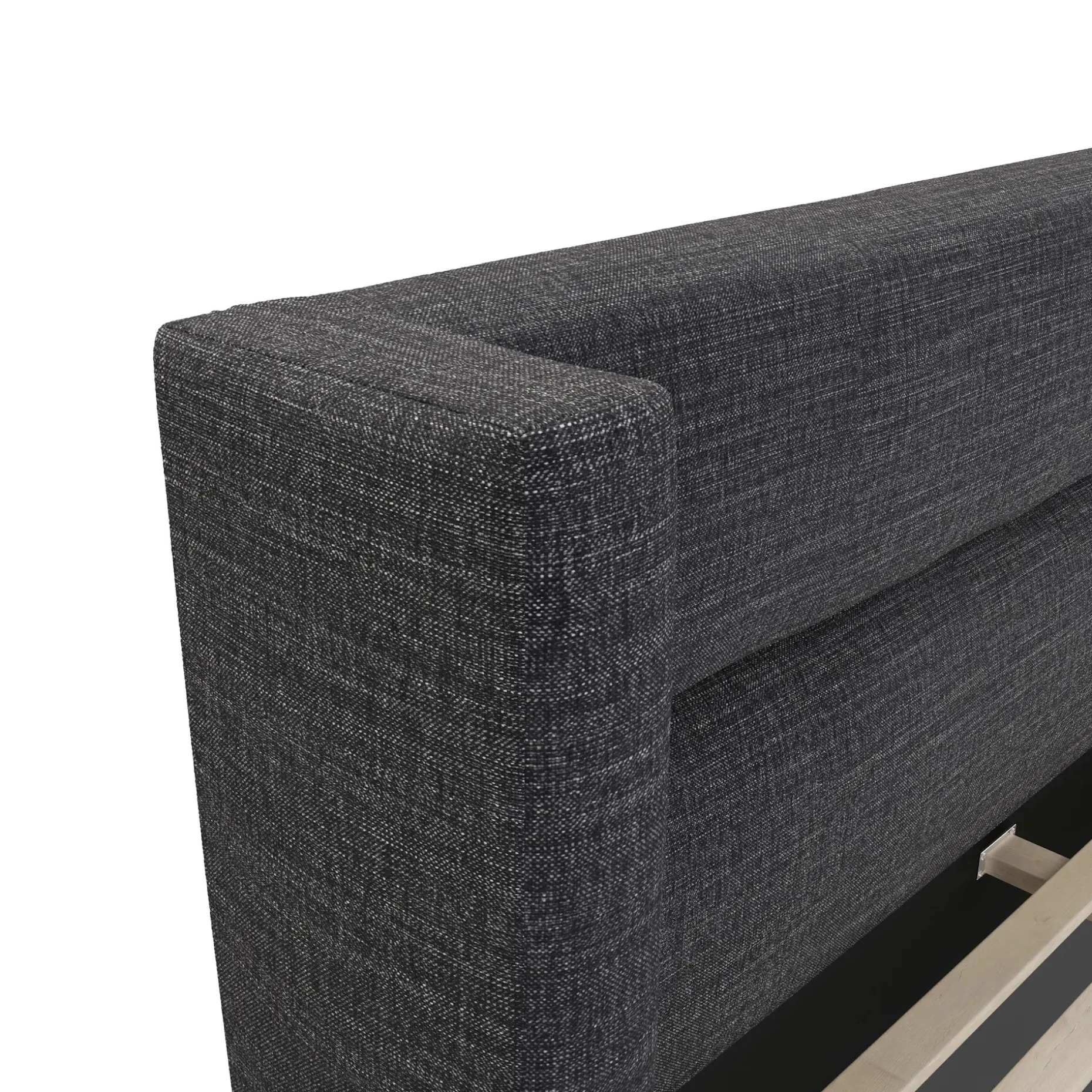 Calabri Queen Upholstered Bed - Napa Charcoal