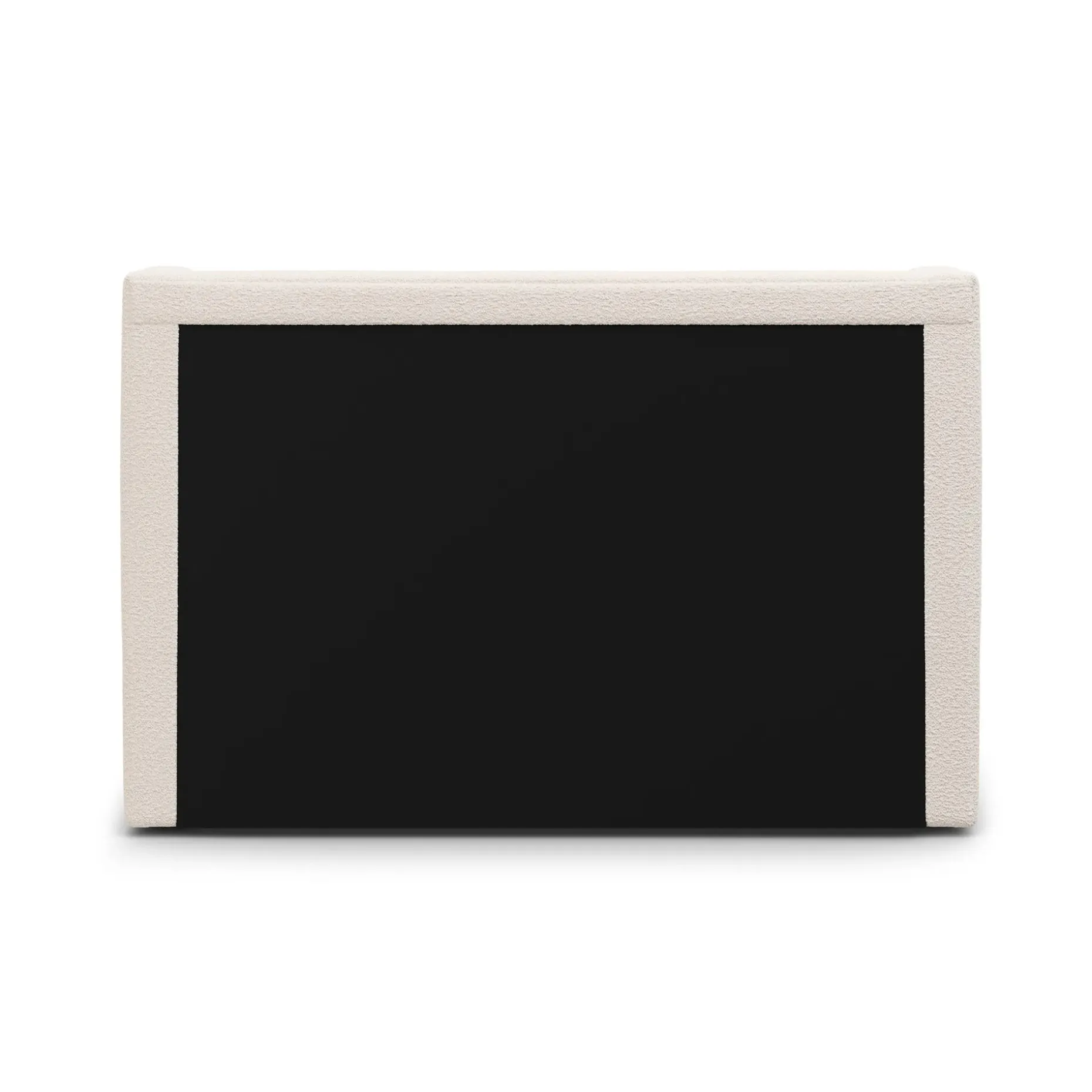 Calabri Queen Upholstered Bed - Ivory Wool Bouclé