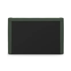 Calabri Queen Upholstered Bed - Green Wool Bouclé