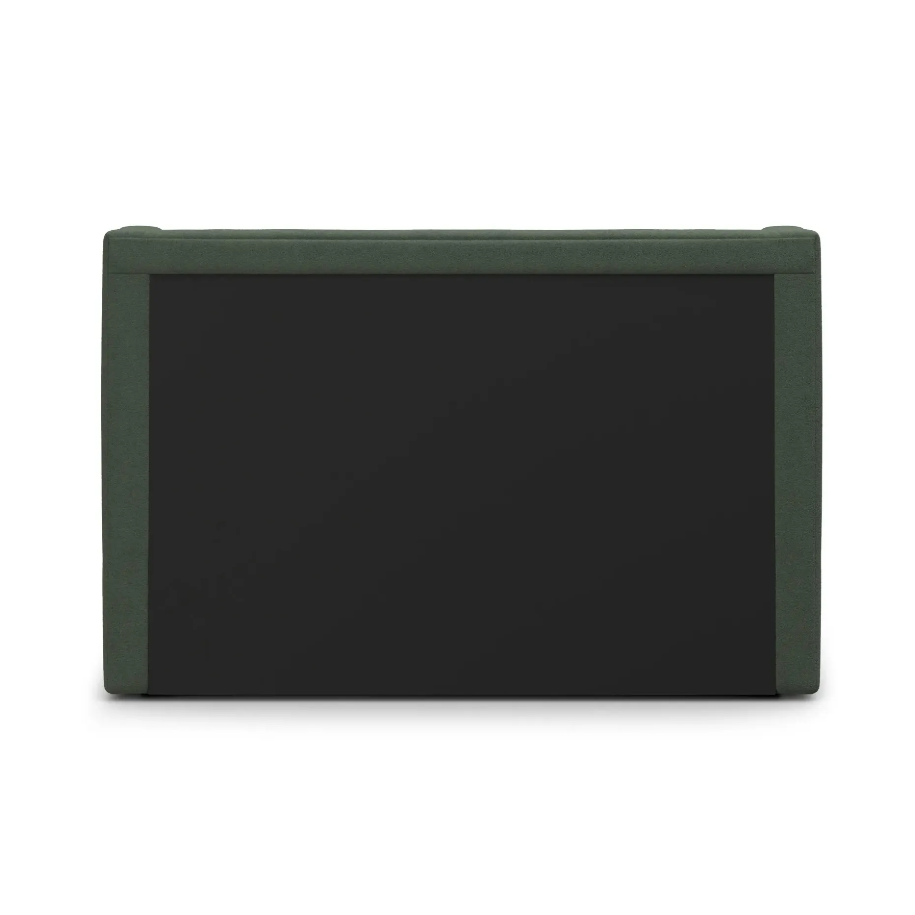 Calabri Queen Upholstered Bed - Green Wool Bouclé