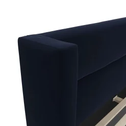 Calabri Queen Velvet Bed - Hale Ink