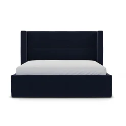 Calabri Queen Velvet Bed - Hale Ink
