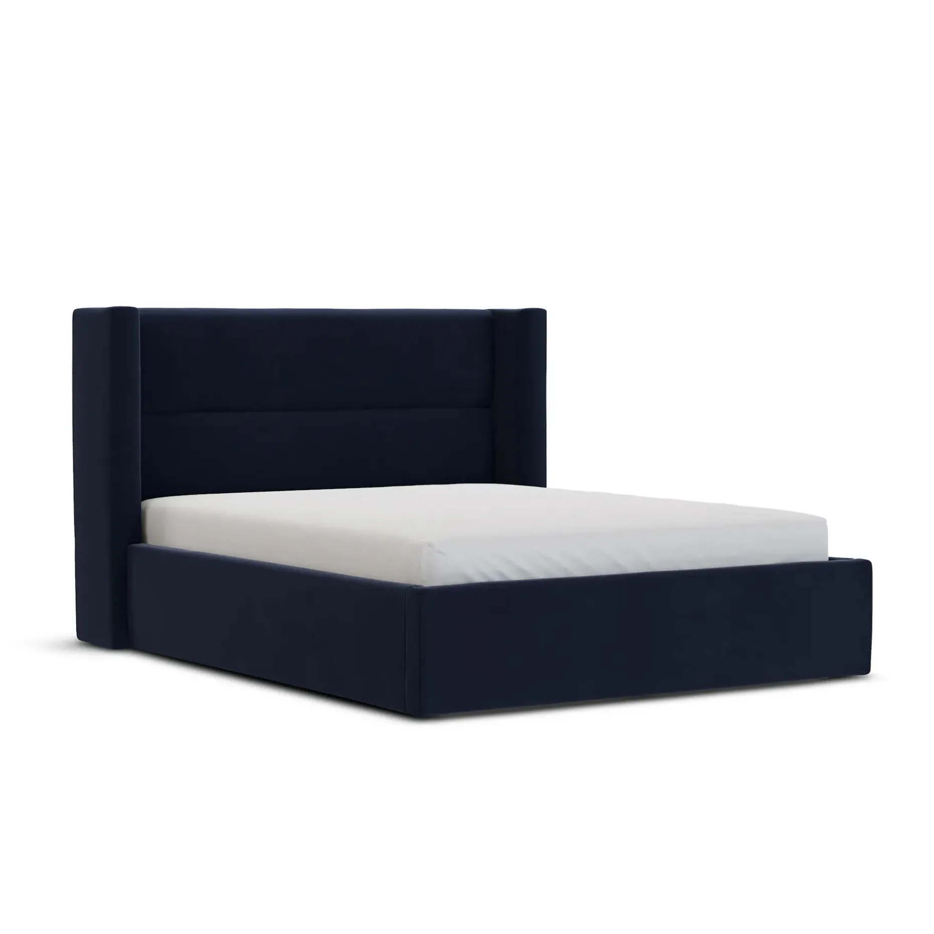 Calabri Queen Velvet Bed - Hale Ink