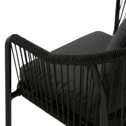 Calicut Outdoor Dining Chair - Coast Black