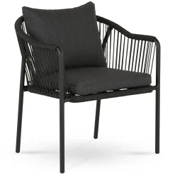 Calicut Outdoor Dining Chair - Coast Black