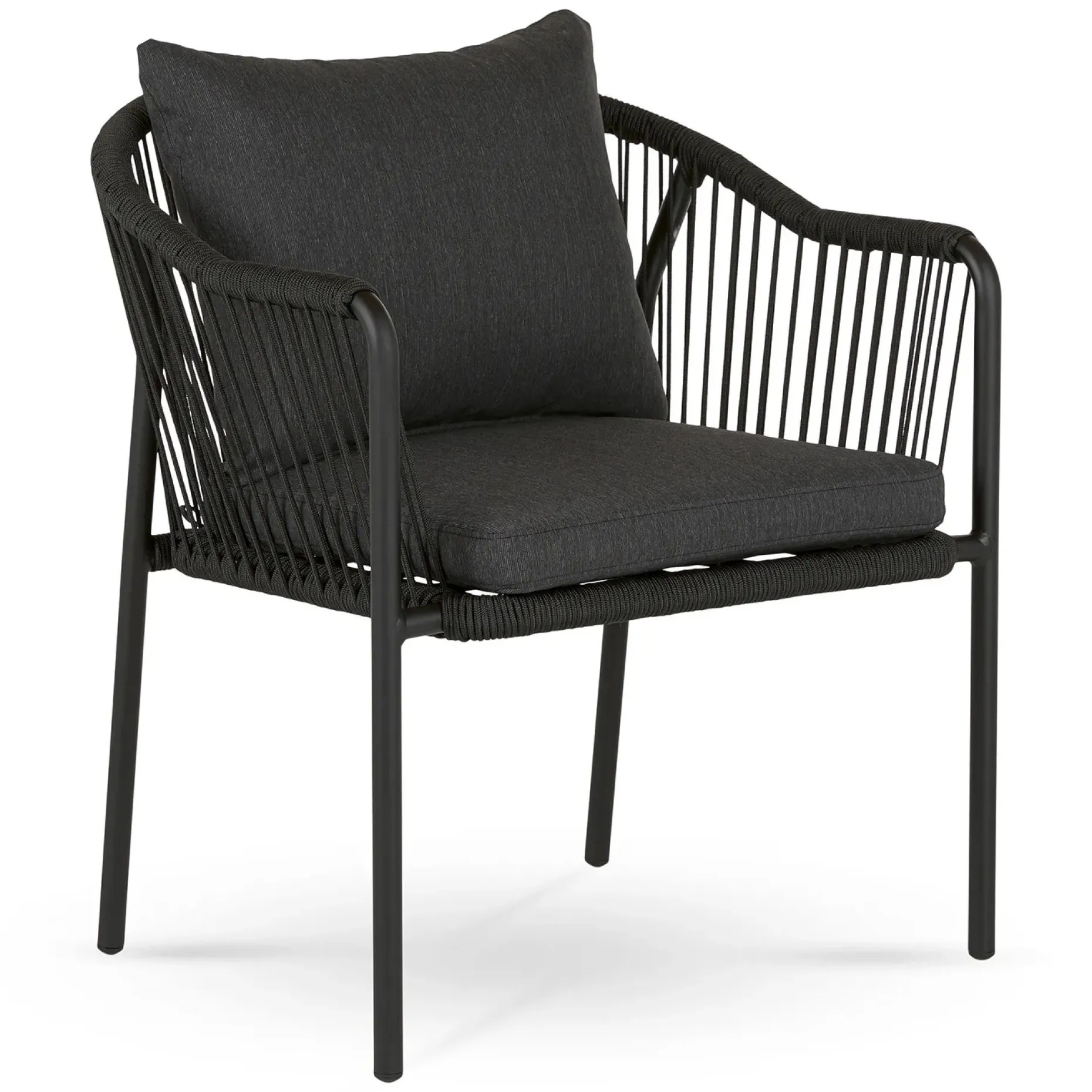 Calicut Outdoor Dining Chair - Coast Black