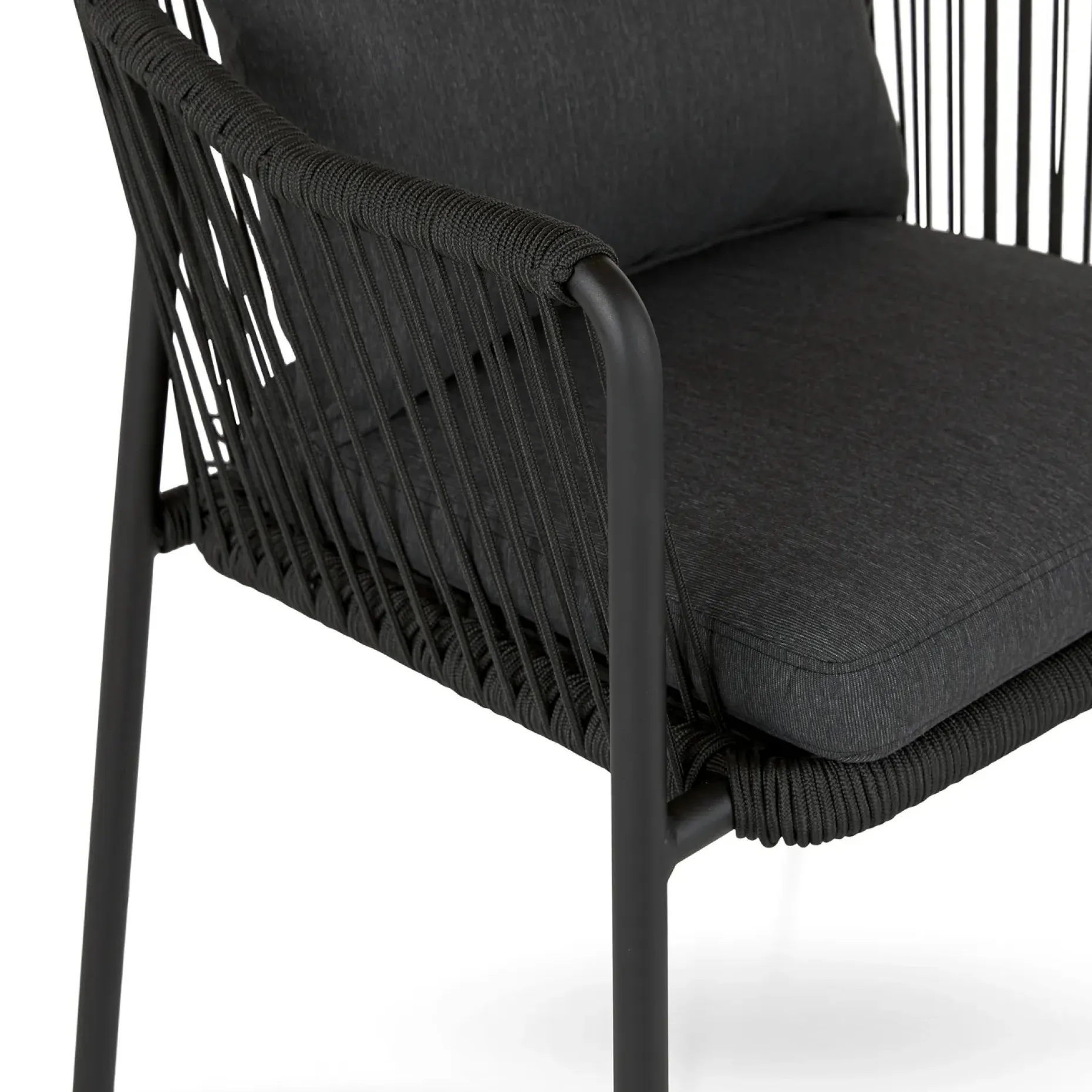 Calicut Outdoor Dining Chair - Coast Black