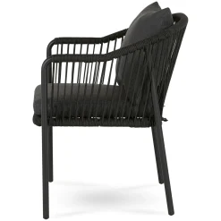 Calicut Outdoor Dining Chair - Coast Black