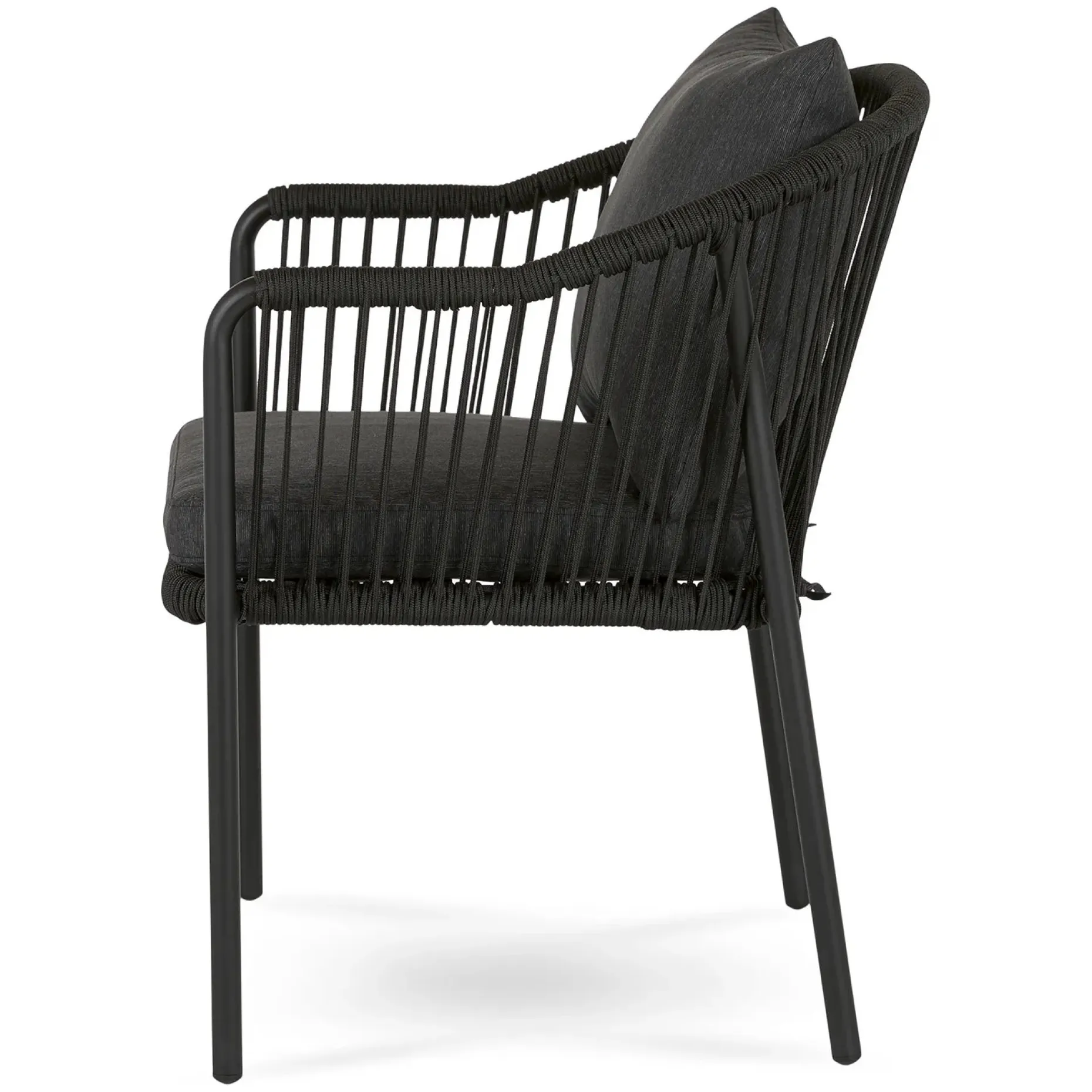 Calicut Outdoor Dining Chair - Coast Black