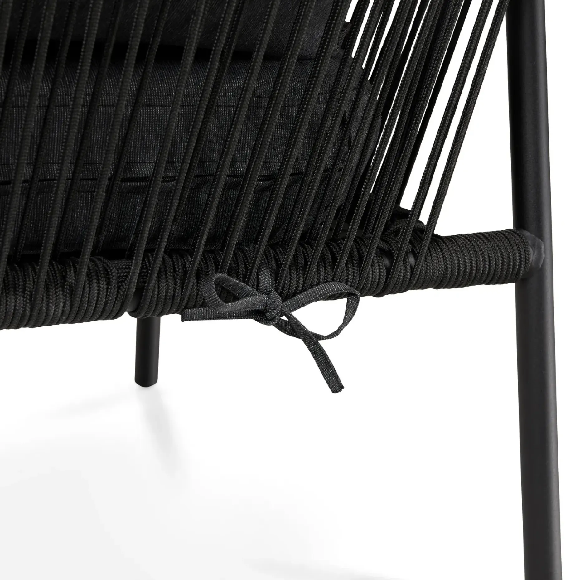 Calicut 33" Outdoor Lounge Chair Set - Coast Black