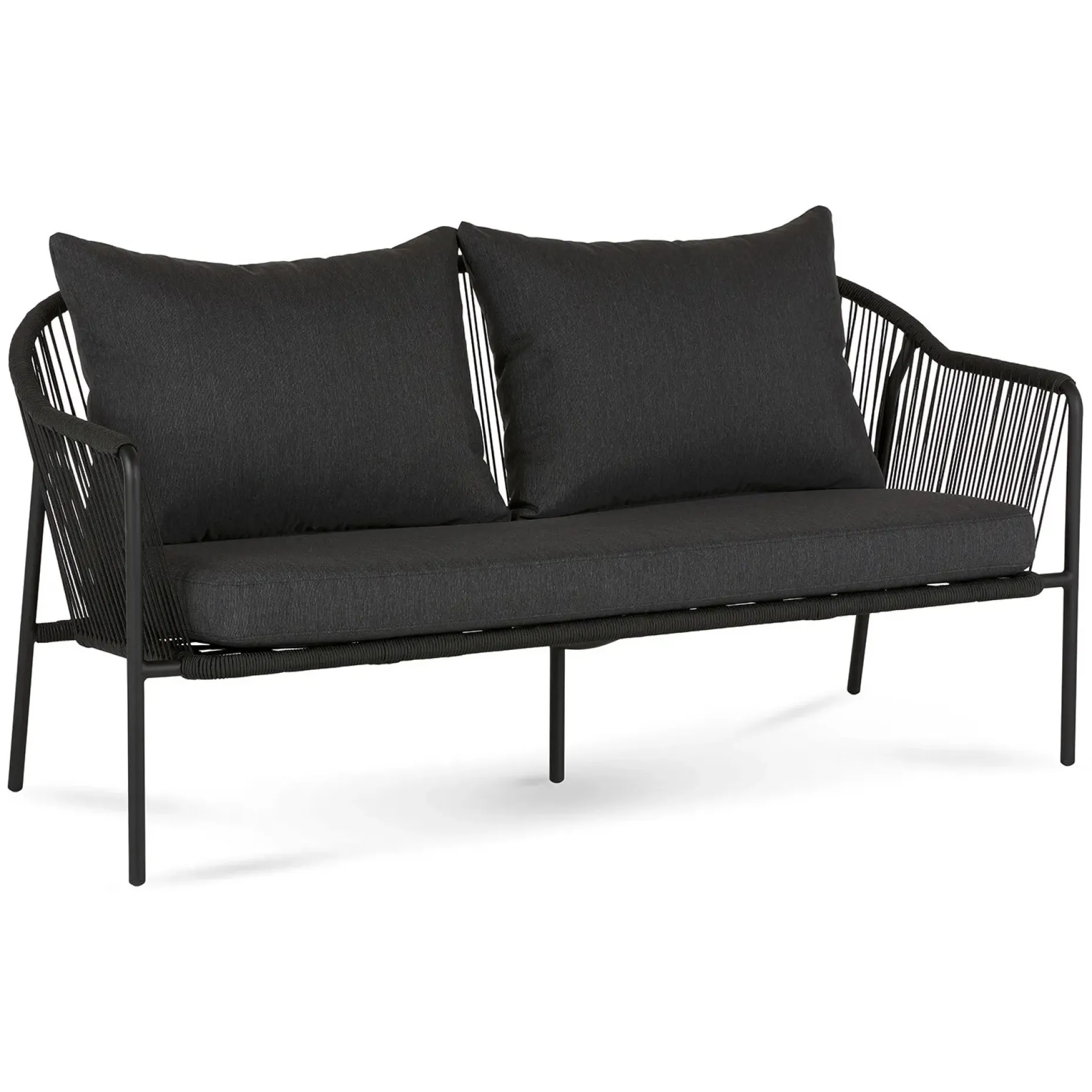 Calicut 67" Outdoor Loveseat - Coast Black