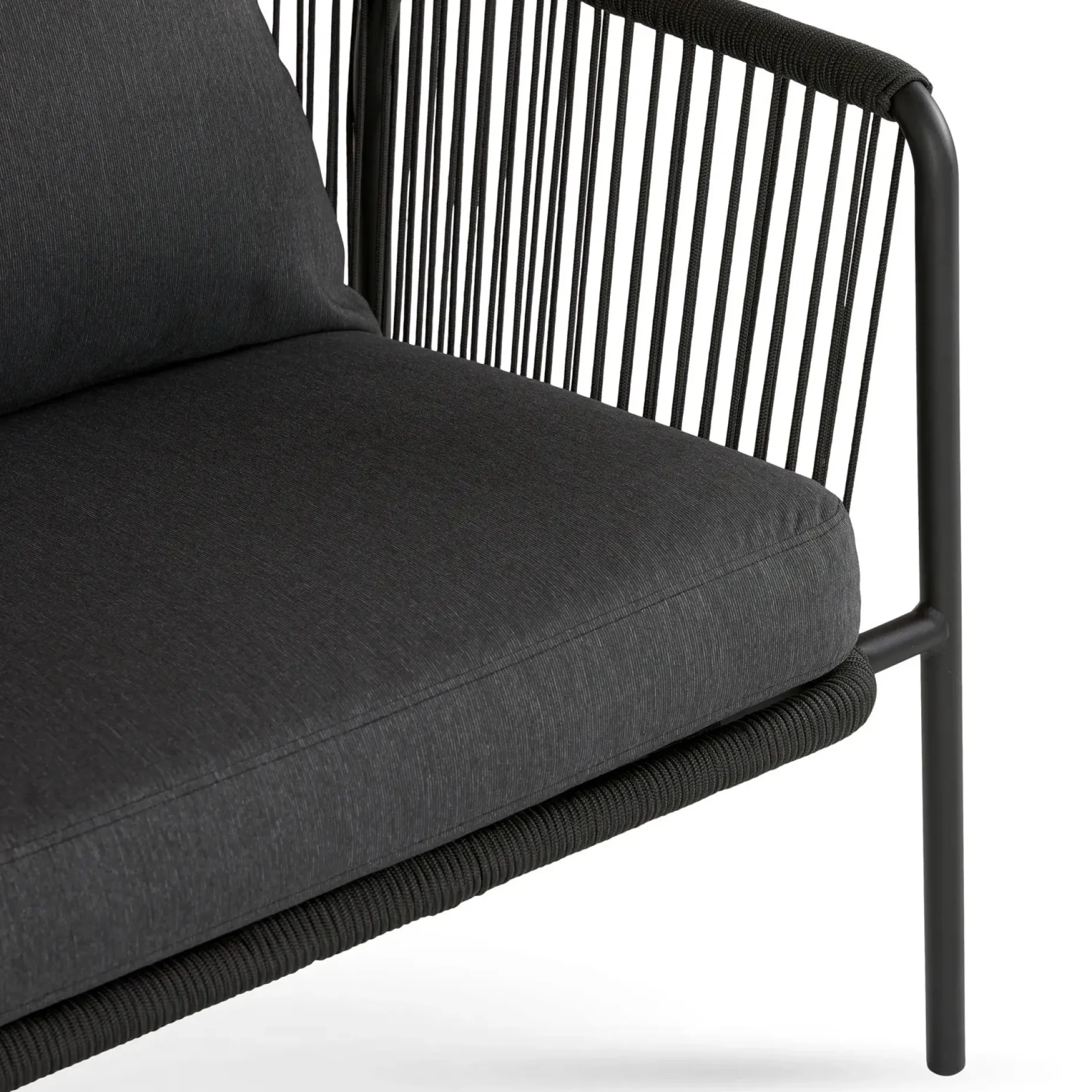 Calicut 67" Outdoor Loveseat - Coast Black